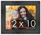 Photo Size Contemporary Black Frame - UV Acrylic, Foam Board Backing, Hanging Hardware
